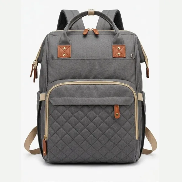 NikkiPuchu_Nestpack_Go_Grey_Multi_Pocket_Baby_Backpack_For_Parents_B-69-CHS-Light_Grey