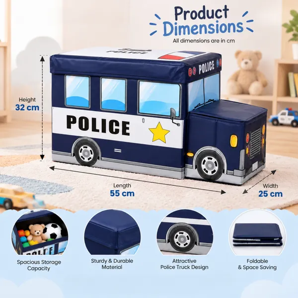 Nikki_Puchu_Truck_Storage_BoxPolice_Bus_Toy_Vehicle_ST6014-White
