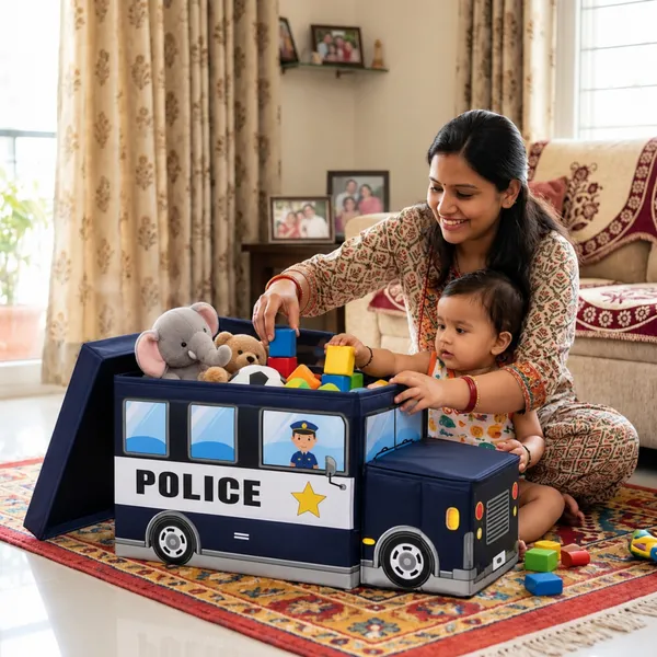 Nikki_Puchu_Truck_Storage_BoxPolice_Bus_Toy_Vehicle_ST6014-White