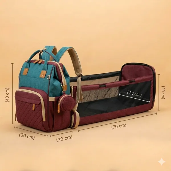 Teal_Oxford_Multi-Compartment_Backpack_For_Kids