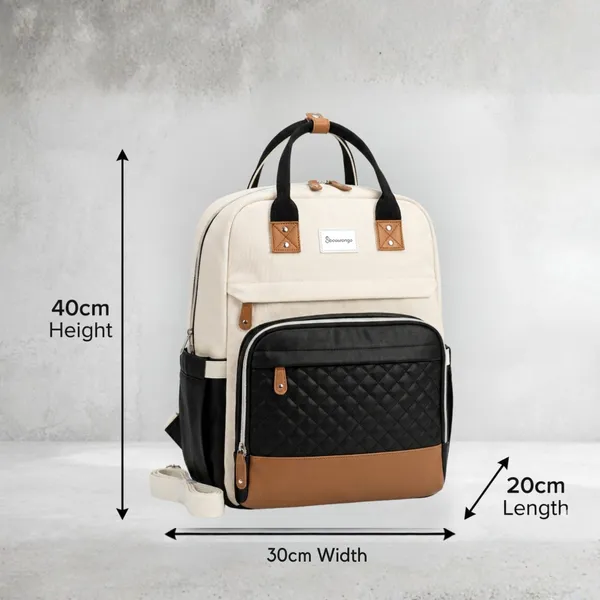 NikkiPuchu_Cloudcare_Black_And_Khaki_Casual_Backpack_For_Unisex_B-74-black