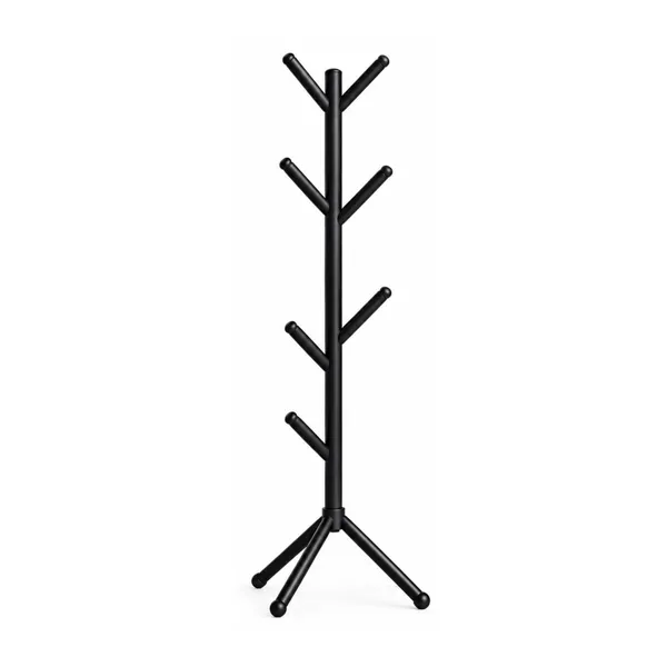 NikkiPuchu_Branch_Tree_Multi-Hook_Stand_Black_Metal_Freestanding_Coat_Stand_ST6082-Black