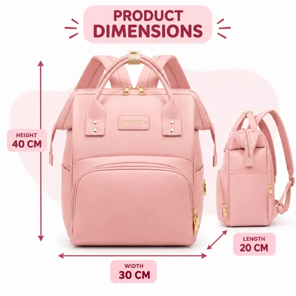 NikkiPuchu_LumiPink_Casual_Backpack_for_Women_B-77-Pink
