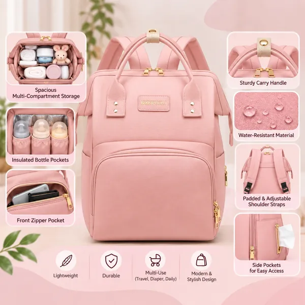 NikkiPuchu_LumiPink_Casual_Backpack_for_Women_B-77-Pink