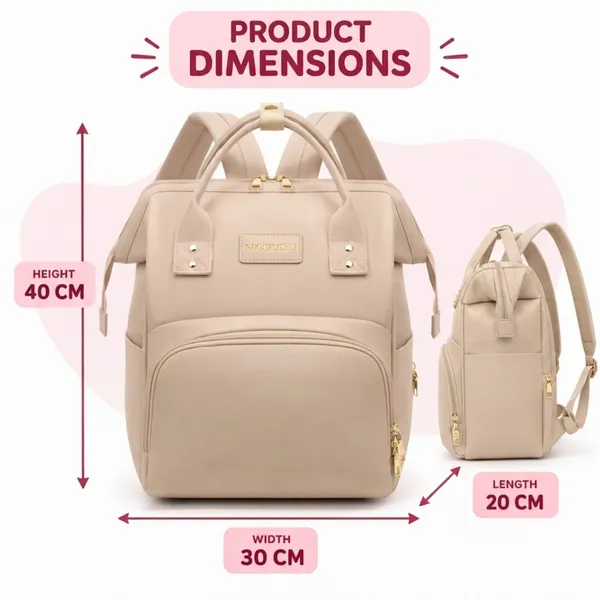 NikkiPuchu_LumiBeige_Casual_Backpack_for_Women_B-77-Creame