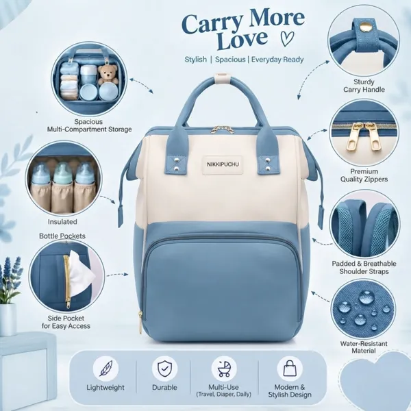 NikkiPuchu_TwinneBlue_And_Cream_Backpack_for_Everyday_Use_B-79-Blue