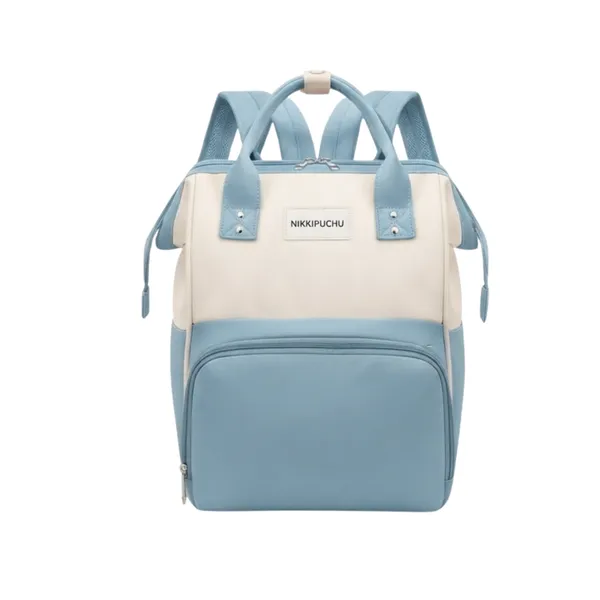 NikkiPuchu_TwinneBlue_And_Cream_Backpack_for_Everyday_Use_B-79-Blue