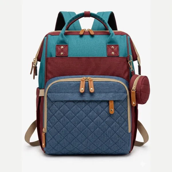 NikkiPuchu_Nestpack_Teal_Multi_Pocket_Baby_Backpack_For_Parents_B-69-Blue_green