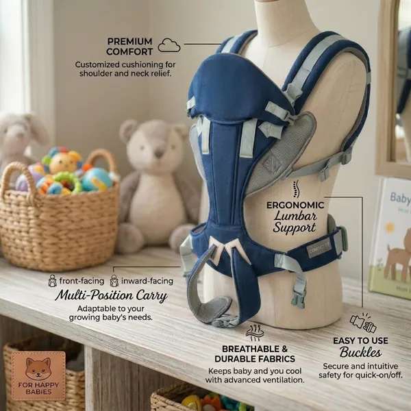NikkiPuchu_baby_carrierNavy_Blue_Adjustable_Baby_Carrier_for_Infants_BCB001