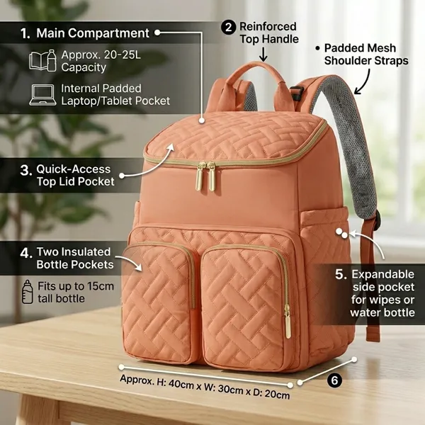 NikkiPuchu_Kroma_Pink_Multi_Pocket_Backpack_For_Women_D-4-Pink