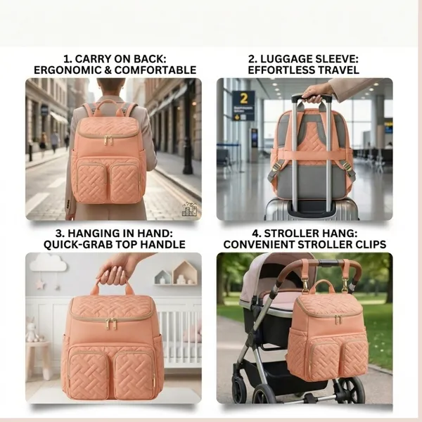 NikkiPuchu_Kroma_Pink_Multi_Pocket_Backpack_For_Women_D-4-Pink
