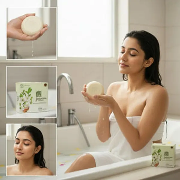 Mdm_Herbal_Jasmine_With_Honey_Drops_Soap_800G_(100X8_)_Total_Herbal_Soap_For_Nourishment_Skin_Glow_100_Vegan_Ayurvedic