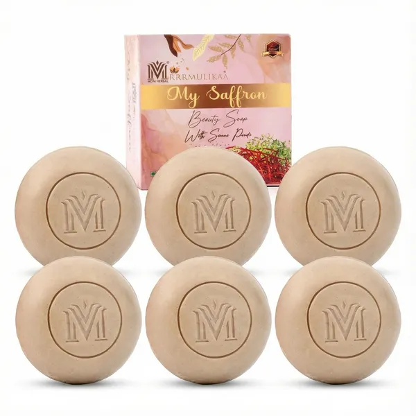 Mdm_Herbal_My_Saffron_Beauty_Soap_600_(100G_X_6)_Super_Saver_Pack_Brightens_Skin_Tone_Reduces_Blemishes_100_Natural_Ayurvedic_Soap