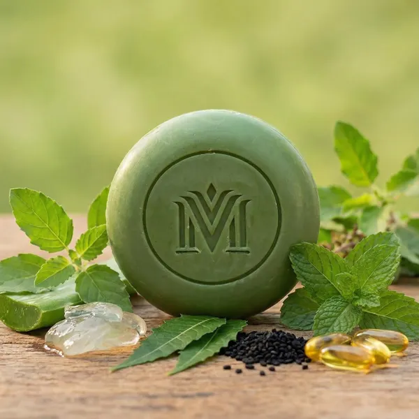 Mdm_Herbal_Tulasi_Purifying_Soap_100G_X_6_Super_Saver_Pack_Neem_Aloe_Vera_Clears_Skin_Reduces_Marks_100_Natural_Ayurvedic_Bath_Bar