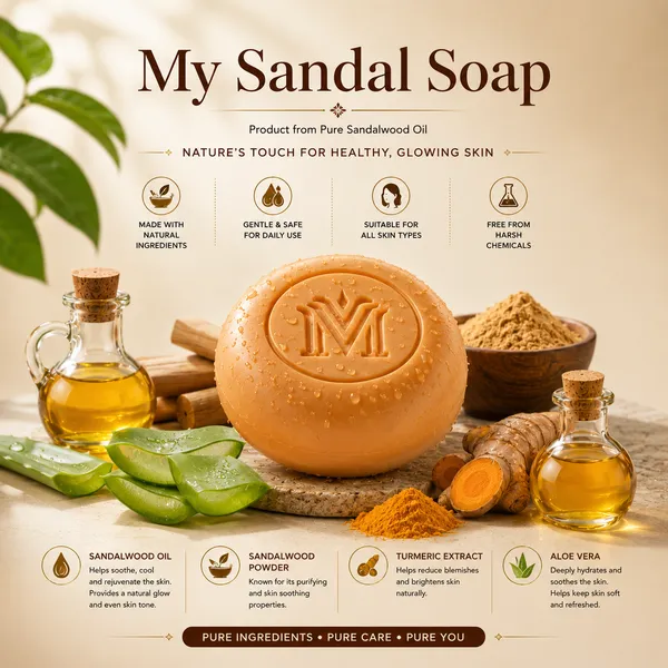Mdm_Herbal_My_Sandal_Soap_150G_X_3_Super_Saver_Pack_450G_Detoxifies_Skin_Controls_Oiliness_Reduces_Acne_Ayurvedic_78_Tfm_Soap_|_Pack_Of_2