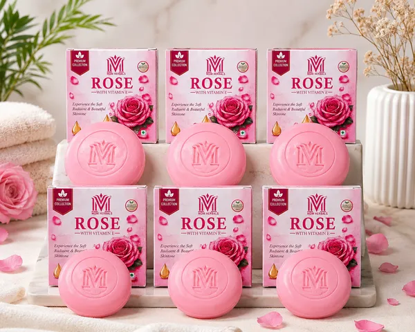 Mdm_Herbal_Rose_&_Vitamin_E_Soap_–_100G_X_8_(Super_Saver_Pack_–_800G)_|_Purifies,_Exfoliates_&_Brightens_Skin_|_Natural_Rose_Fragrance