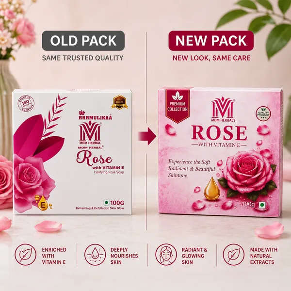 Mdm_Herbal_Rose_&_Vitamin_E_Soap_–_100G_X_8_(Super_Saver_Pack_–_800G)_|_Purifies,_Exfoliates_&_Brightens_Skin_|_Natural_Rose_Fragrance