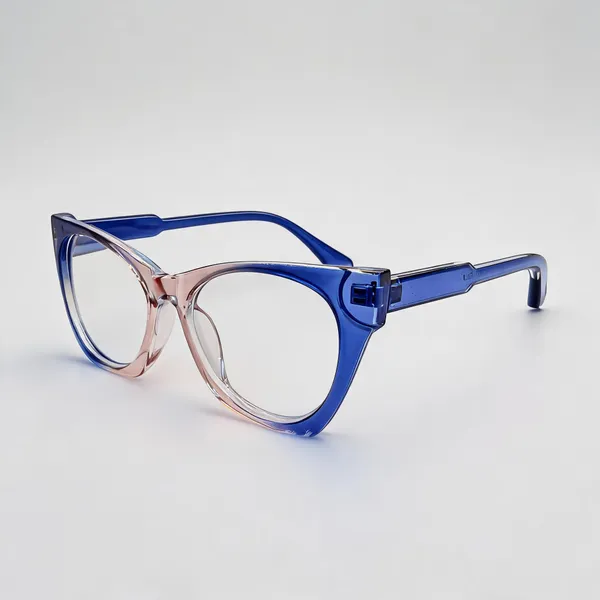 Blue_And_Pink_Transparent_Cat_Eye_Eyeglasses