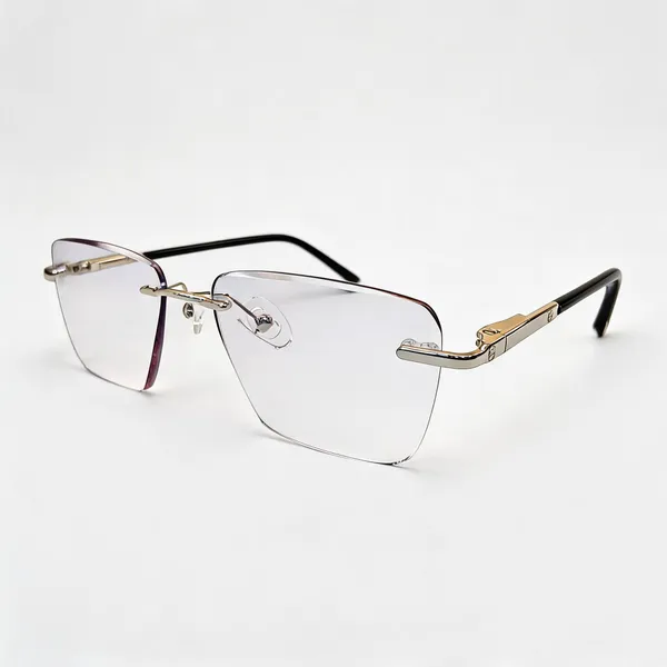 Gold_Rimless_Metal_Eyeglasses_for_Adults