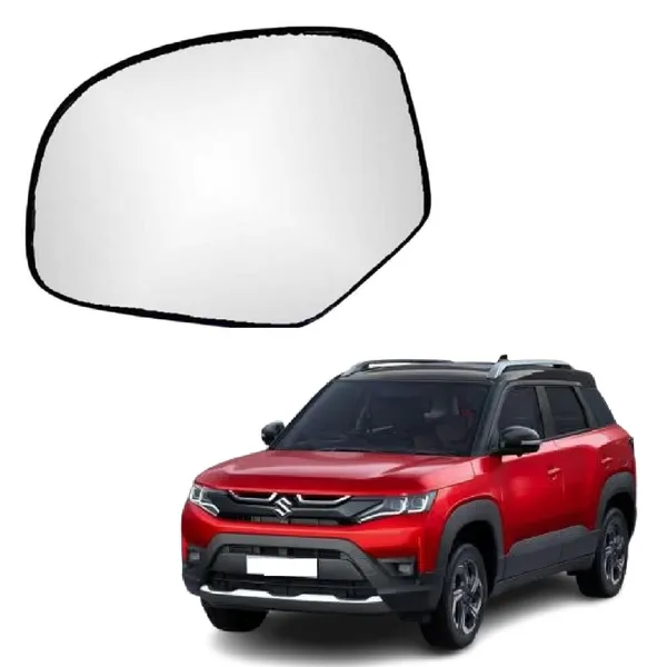 Vitara_Brezza_Orvm_Left_Passenger_Side_Mirror_Glass_With_Sub_Plate