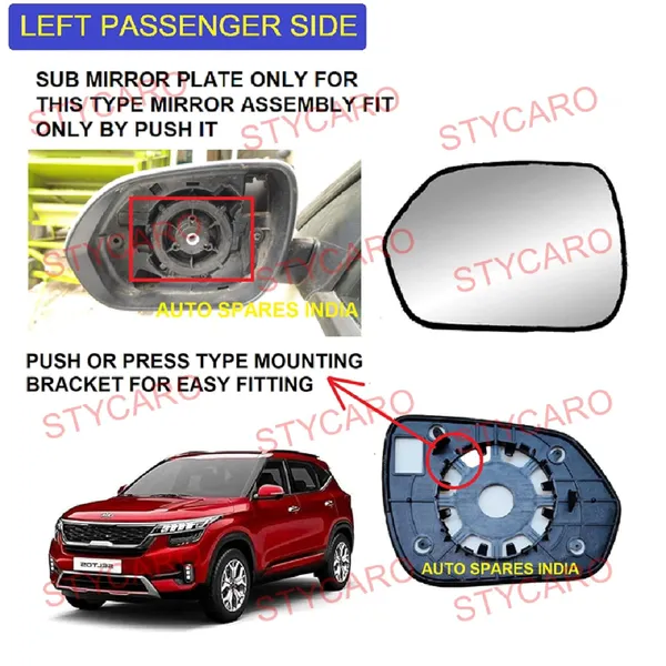 Seltos_Ist_Generation_Orvm_Left_Passenger_Side_Mirror_Glass_With_Sub_Plate