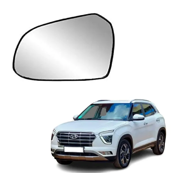 Creta_2nd_Gen_Orvm_Left_Passenger_Side_Mirror_Glass_With_Sub_Plate
