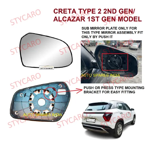 Creta_2nd_Gen_Orvm_Right_Driver_Side_Mirror_Glass_With_Sub_Plate