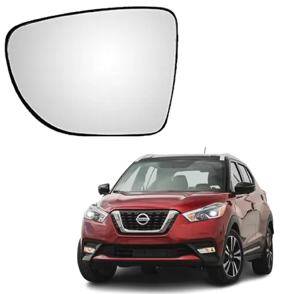 Kicks_Orvm_Left_Passenger_Side_Mirror_Glass_With_Sub_Plate