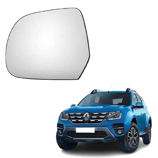 Duster_1st_Gen_Orvm_Left_Passenger_Side_Mirror_Glass_With_Sub_Plate
