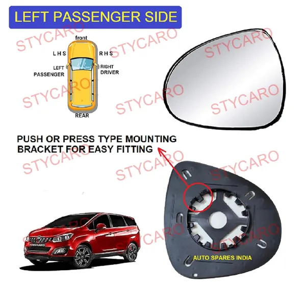 Marazzo_Orvm_Left_Passenger_Side_Mirror_Glass_With_Sub_Plate