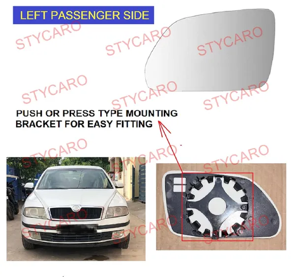 Laura_1st_Gen_Size_1_Orvm_Left_Passenger_Side_Mirror_Glass_With_Sub_Plate