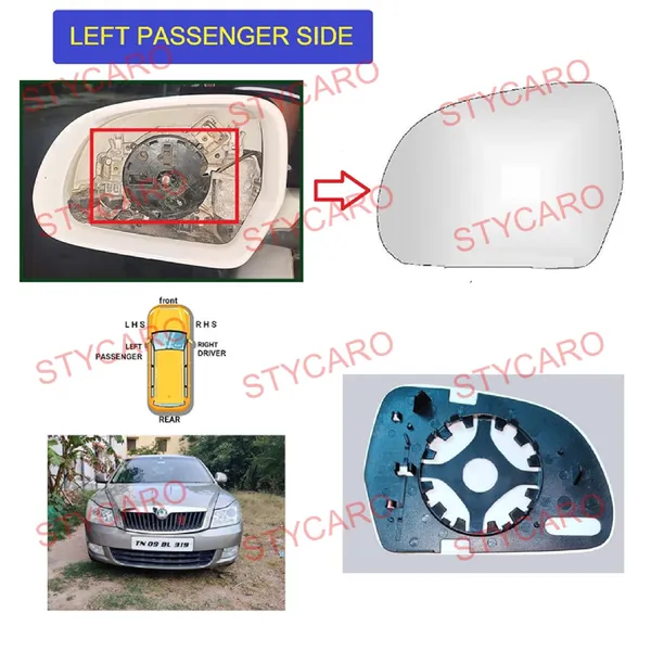 Laura_2nd_Gen_Size_2_Orvm_Left_Passenger_Side_Mirror_Glass_With_Sub_Plate