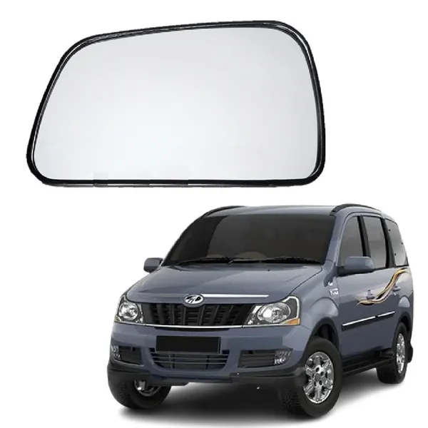 Xylo_Quanto_Orvm_Left_Passenger_Side_Mirror_Glass_With_Sub_Plate