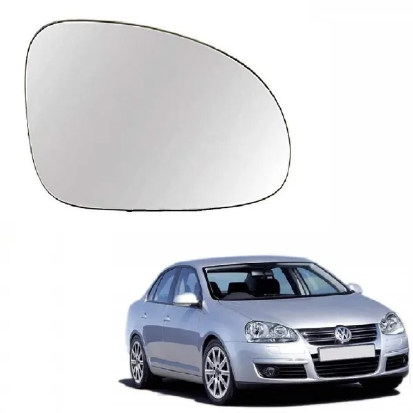 Vw_Jetta_1st_Gen_T1_Orvm_Right_Driver_Side_Mirror_Glass_With_Sub_Plate