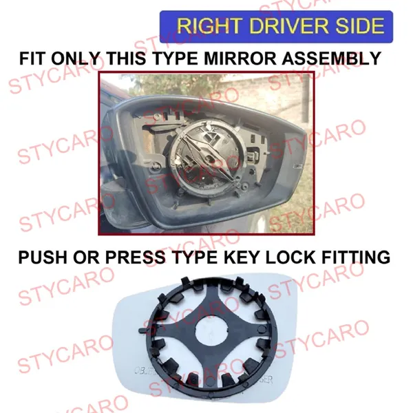 Vento_2nd_Gen_Size_2_Orvm_Right_Driver_Side_Mirror_Glass_With_Sub_Plate