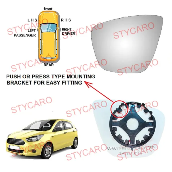 Figo_Aspire_2nd_Gen_Orvm_Left_Passenger_Side_Mirror_Glass_With_Sub_Plate