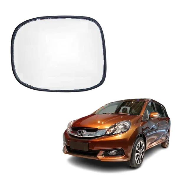 Mobilio_Ist_Gen_Size_2_Orvm_Left_Passenger_Side_Mirror_Glass_With_Sub_Plate