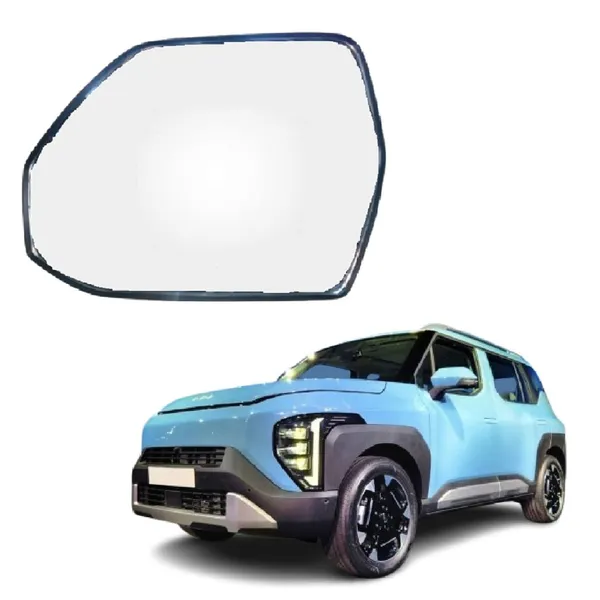 Kia_Syros_Orvm_Left_Passenger_Side_Mirror_Glass_With_Sub_Plate