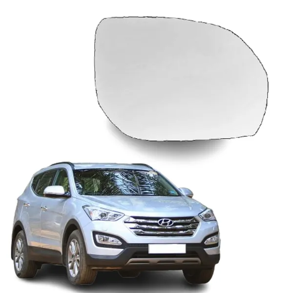 H_Santa_Fe_3rd_Gen_2013_2017_Orvm_Right_Driver_Side_Mirror_Glass_Sub_Plate