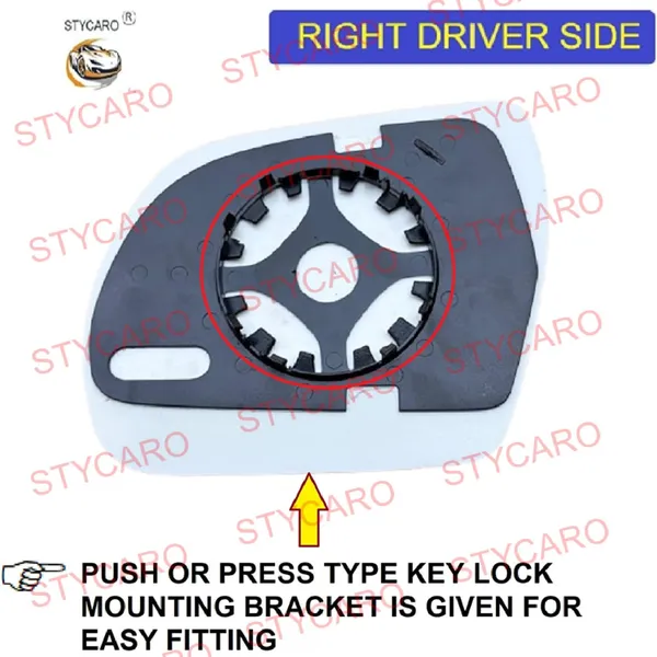 H_Santa_Fe_2nd_Gen_2009_2013_Orvm_Right_Driver_Side_Mirror_Glass_Sub_Plate