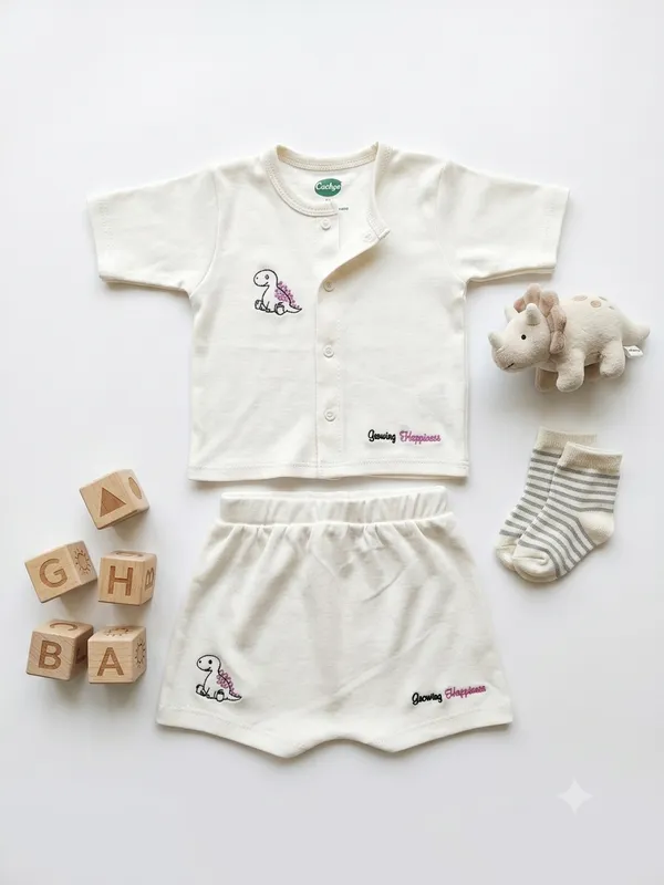 Tiny-Rex_Tee™_100%_Certified_Organic_Cotton_Dino_Embroidered_Pyjama_Set_For_Babies