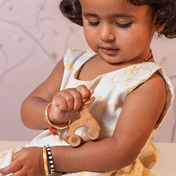 ParaPal™_Premium_Neem_Wood_Parapal_Dino_Teether_Toy_For_Babies