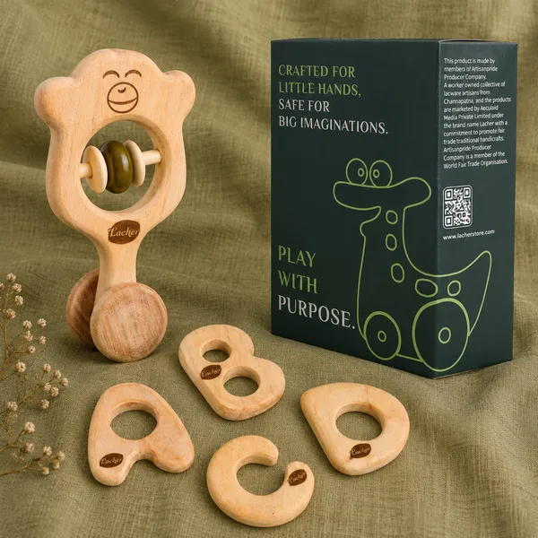 Premium_Neem_Wood_Rattle_And_Teether_Combo_For_Babies