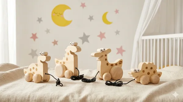 Premium_Oak_Wood_Dino_Pull_Along_Toy_Combo_Set_For_Toddlers