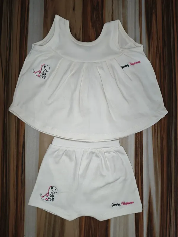 Cuddleceratops™_100%_Certified__Organic_Cotton_Dino_Embroidered_Pyjama_Set_For_Babies