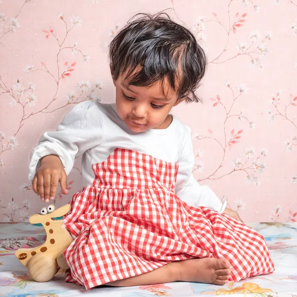 GiggleSaurus™_Oak_Wood_Pull_Along_Gigglesaurus_Dino_Toy_For_Babies