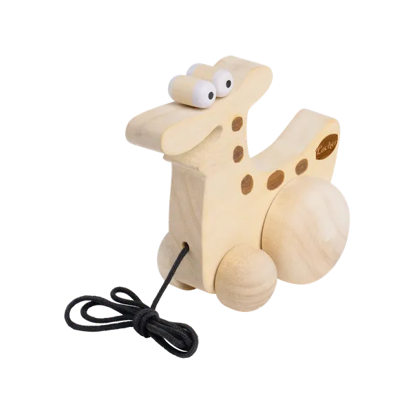 GiggleSaurus™_Oak_Wood_Pull_Along_Gigglesaurus_Dino_Toy_For_Babies