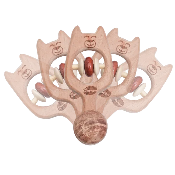 PawPal™_Premium_Neem_Wood_Dog_Face_Rattle_And_Massager_For_Babies