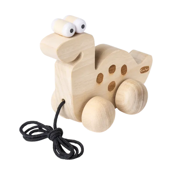BrontoBuddy™_Oak_Wood_Pull_Along_Brontosaurus_Dino_Toy_For_Babies