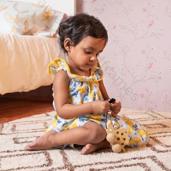 SteggyWiggle™_Oak_Wood_Pull_Along_Steggywiggle_Dino_Toy_For_Babies